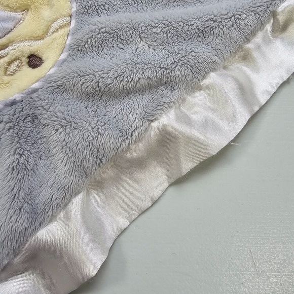 Douglas Baby Elephant Lovey Gray Yellow Satin Trim Security Blanket Plush - Picture 5 of 11